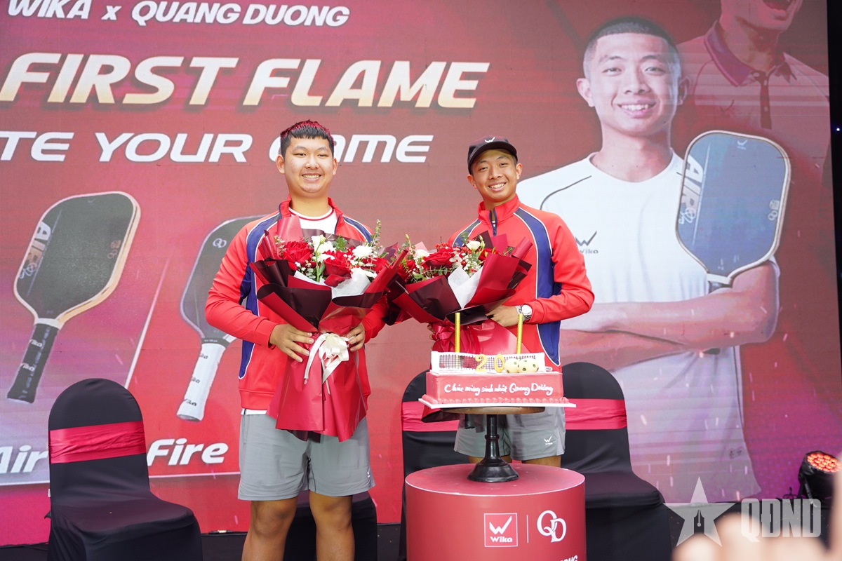 Cựu số 4 thế giới Quang Dương ra mắt bộ sưu tập sản phẩm pickleball