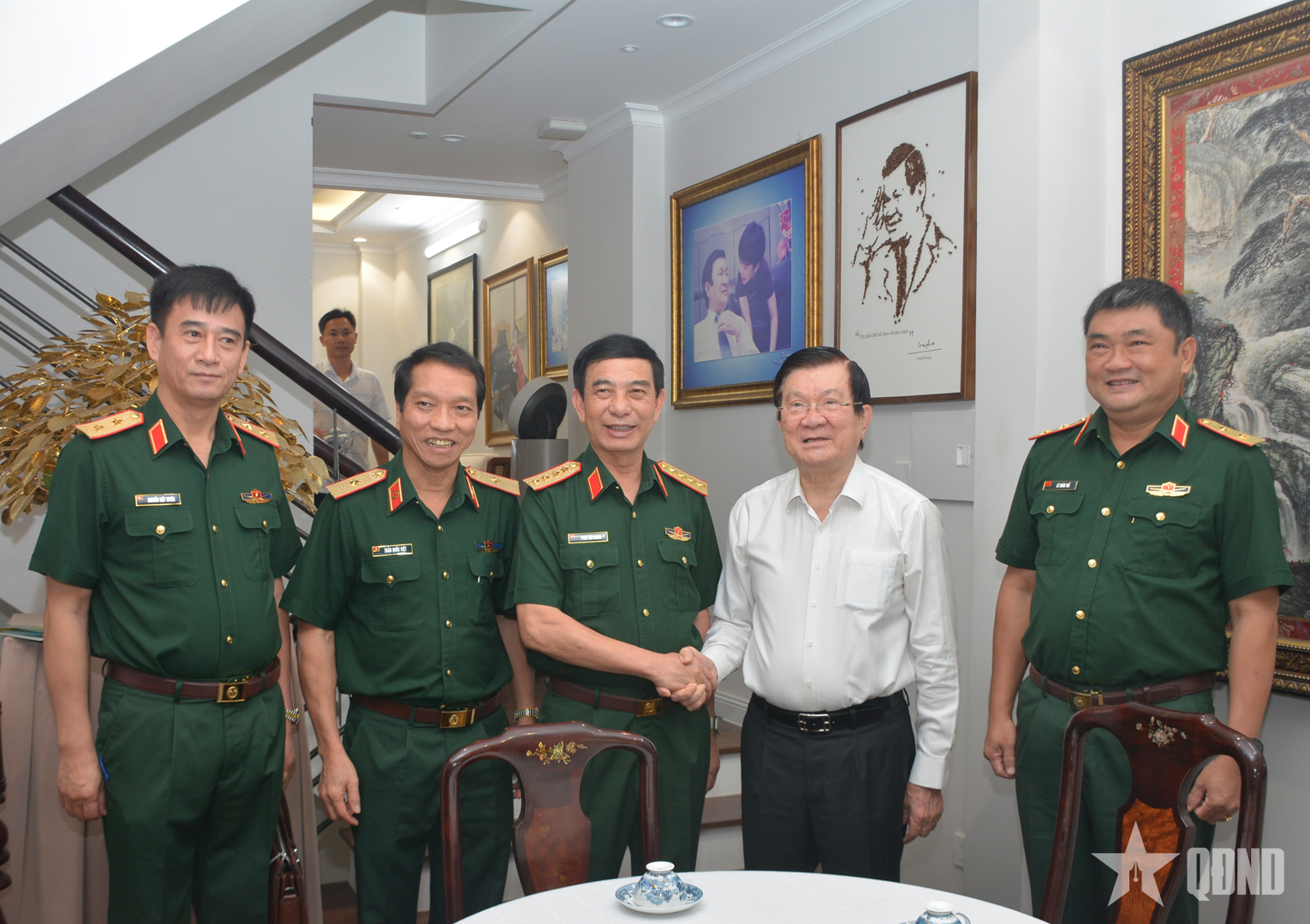 Đại tướng Phan Văn Giang thăm, chúc Tết nguyên lãnh đạo Đảng, Nhà nước