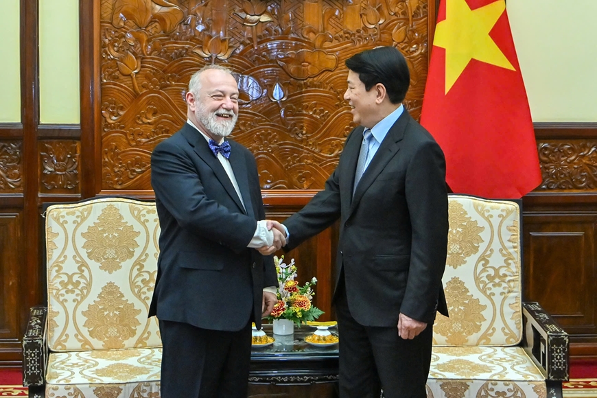 Chủ tịch nước Lương Cường tiếp Đại sứ Cộng hòa Séc đến chào từ biệt