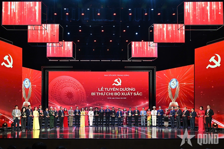 Tổng Bí thư Tô Lâm dự Lễ tuyên dương Bí thư chi bộ xuất sắc và trao Giải Búa liềm vàng lần thứ X năm 2025