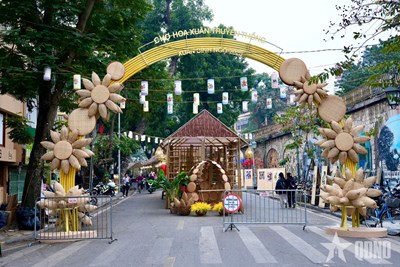 Gallery - 	Chợ hoa Xuân Phố cổ tái hiện ký ức Hà thành đón Tết