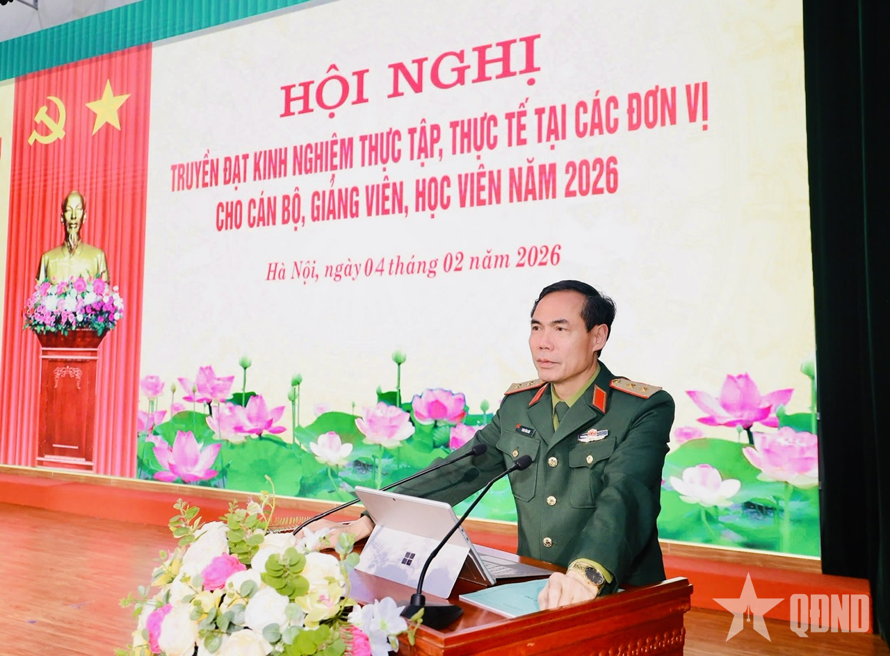 Học viện Hậu cần: Thực tập, thực tế gắn lý luận với thực tiễn