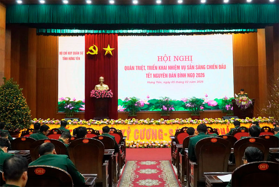 Bộ CHQS tỉnh Hưng Yên: Triển khai nhiệm vụ sẵn sàng chiến đấu Tết nguyên đán