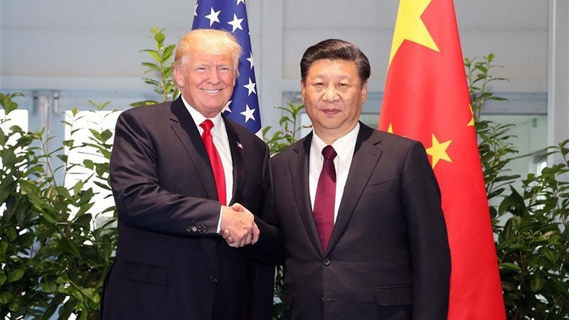 Chủ tịch Trung Quốc Tập Cận Bình điện đàm với Tổng thống Mỹ Donald Trump