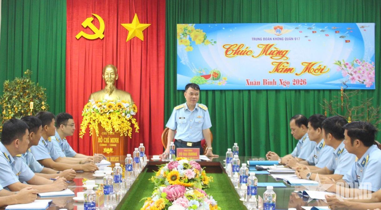 Trung đoàn 917 (Sư đoàn Không quân 370): Chuẩn bị chu đáo cho bộ đội trong dịp Tết