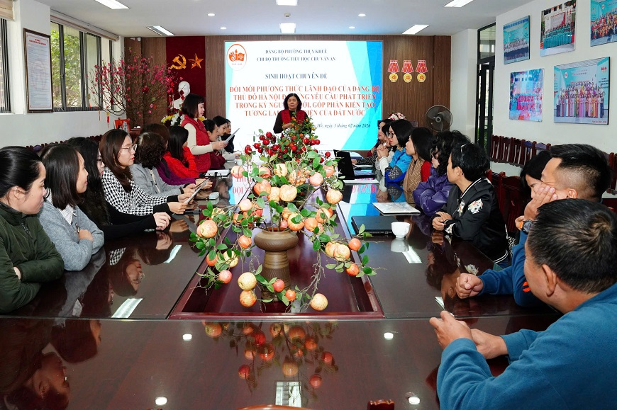 Hà Nội: Phường Tây Hồ đẩy mạnh sinh hoạt chính trị, cụ thể hóa tinh thần Đại hội XIV của Đảng

