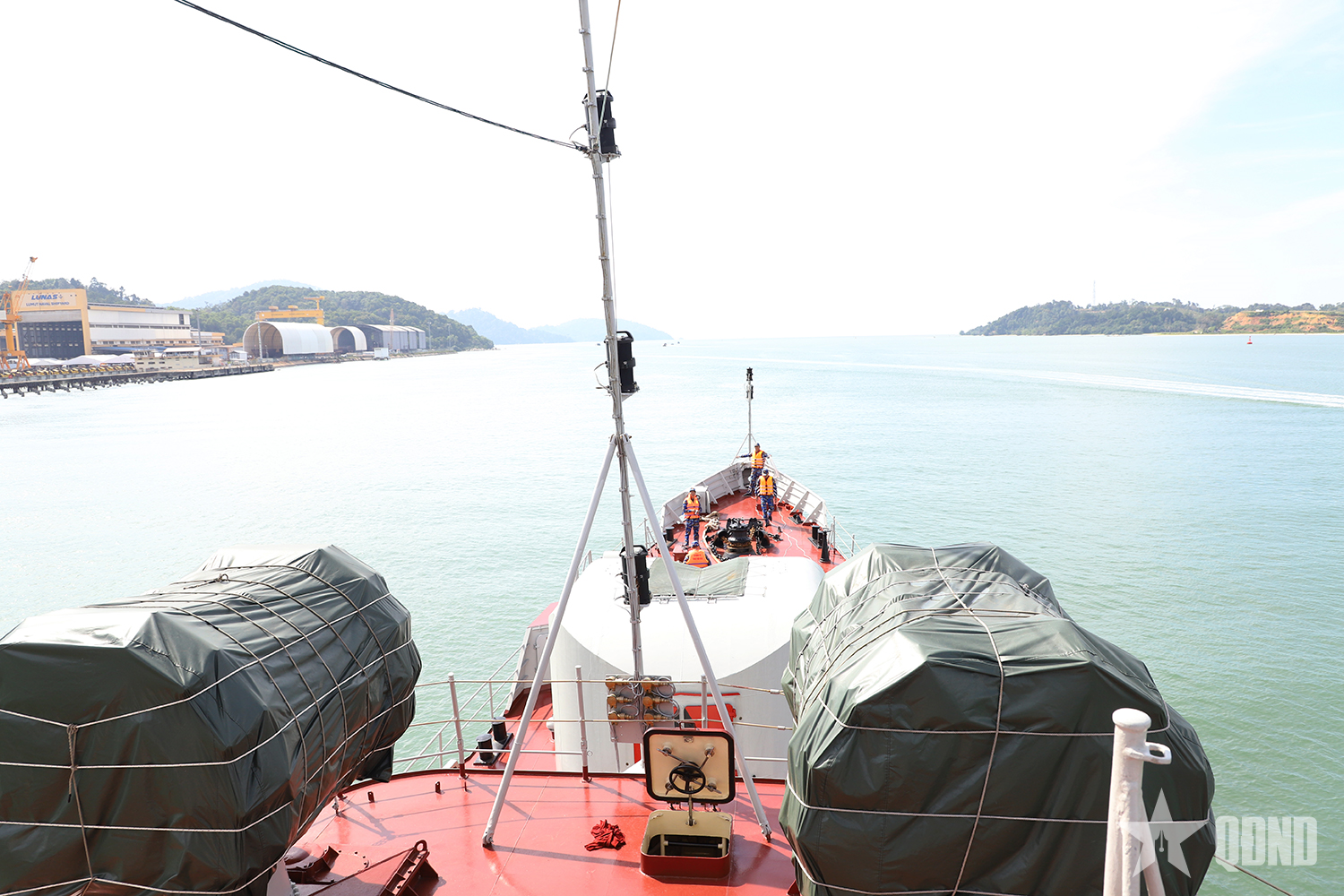 Tàu 17 rời Căn cứ Hải quân Lumut, kết thúc thăm xã giao Hải quân Malaysia