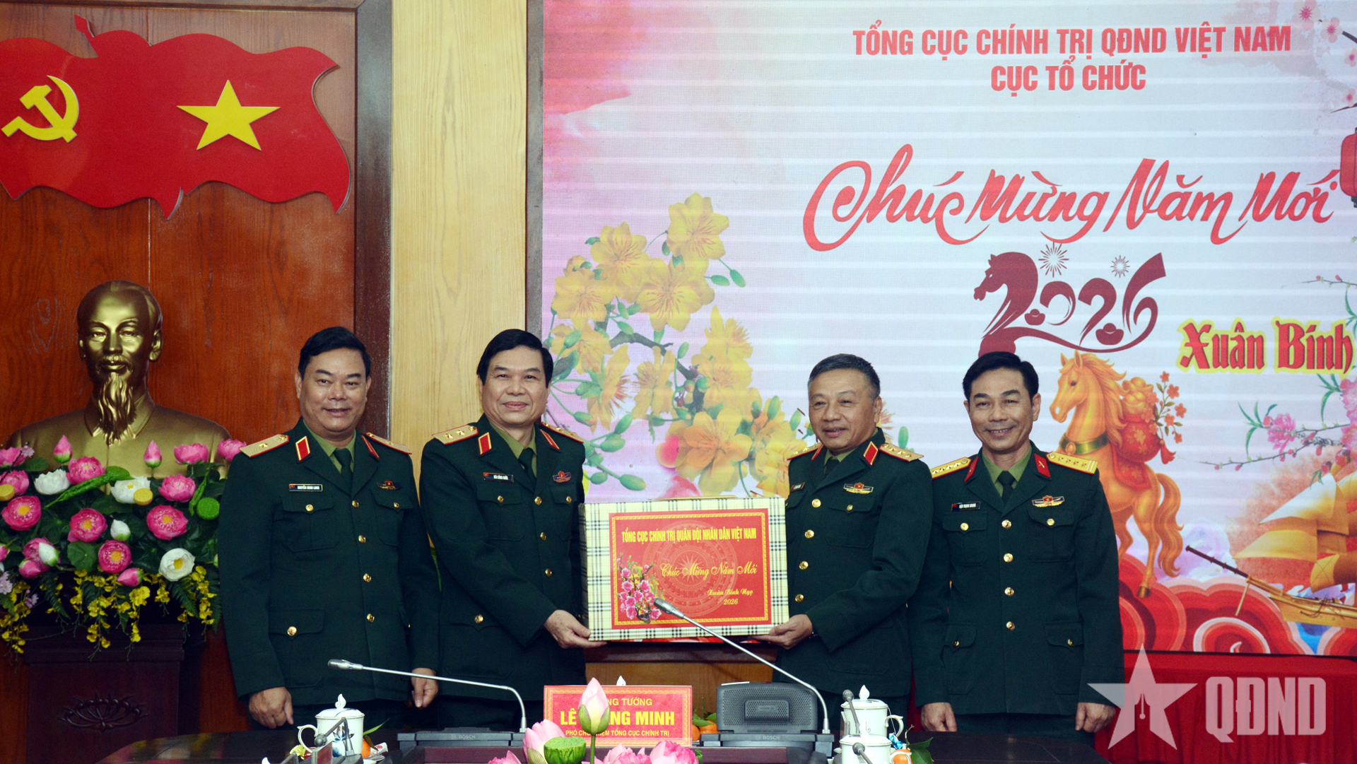 Thượng tướng Lê Quang Minh thăm, chúc Tết các cơ quan, đơn vị thuộc Tổng cục Chính trị