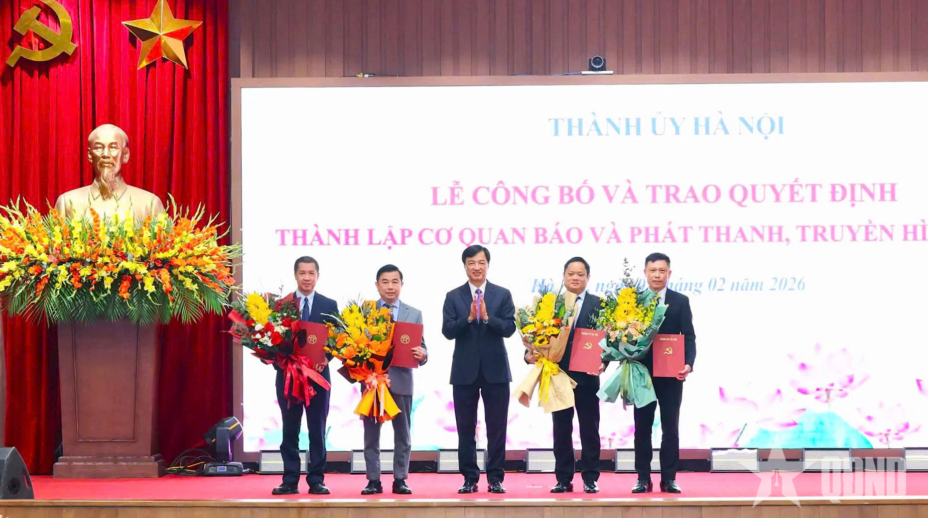 Công bố quyết định thành lập cơ quan Báo và Phát thanh, Truyền hình Hà Nội