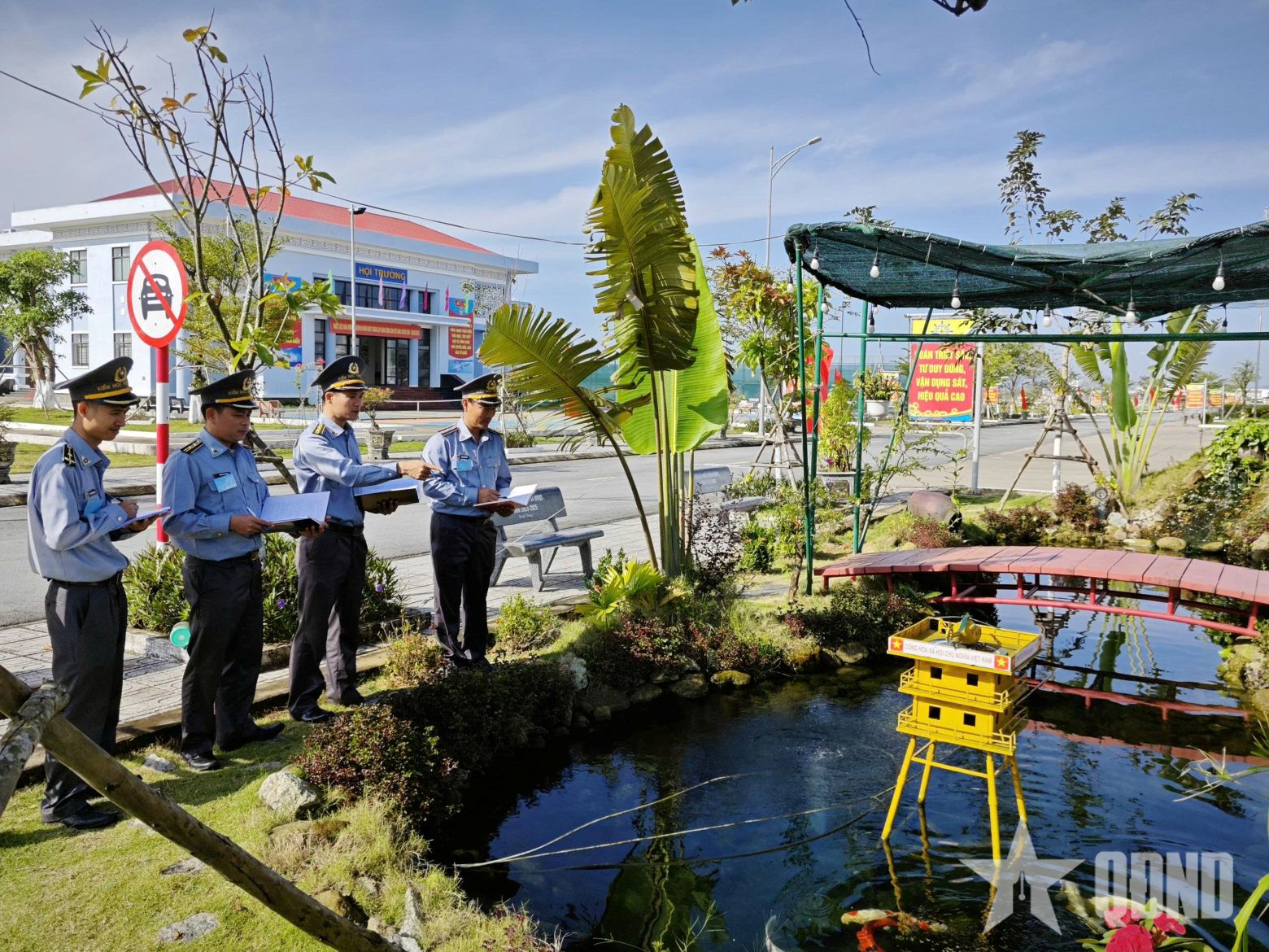 Chi đội Kiểm ngư số 3 thi doanh trại chính quy, xanh, sạch, đẹp