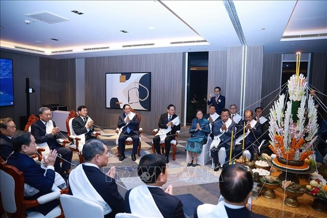 Chiêu đãi trọng thể chào mừng Tổng Bí thư Tô Lâm cùng Đoàn đại biểu cấp cao Việt Nam