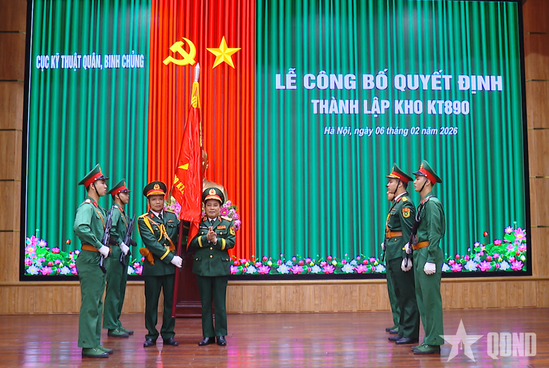 Thành lập Kho KT890 đáp ứng yêu cầu bảo đảm kỹ thuật trong tình hình mới