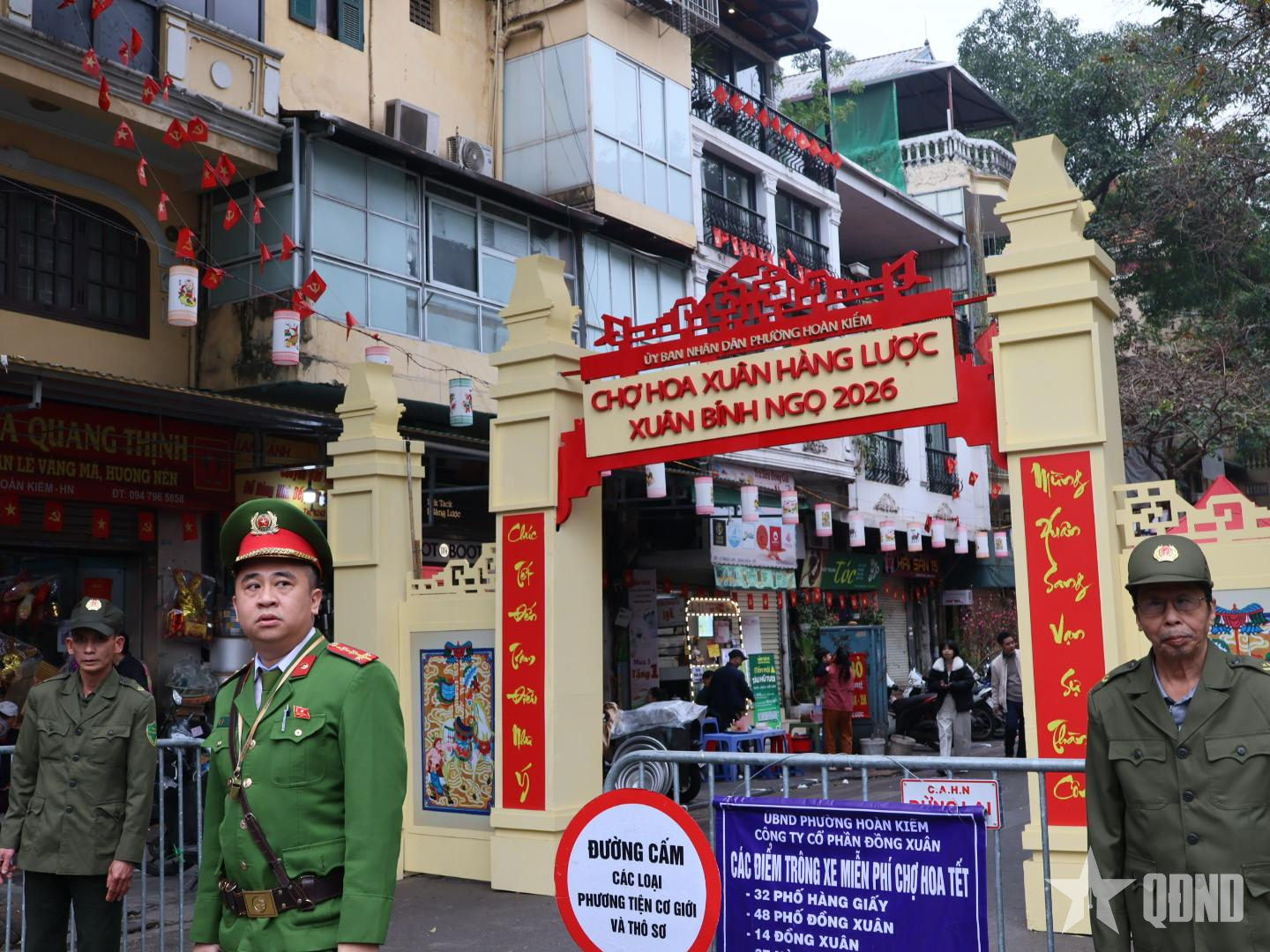 Bảo đảm trật tự an toàn giao thông, phục vụ chợ hoa xuân phố cổ 2026