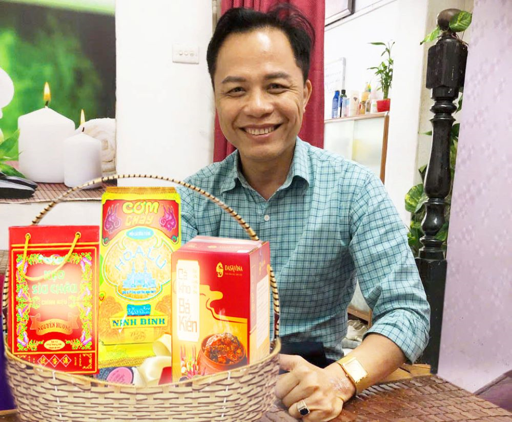 Giỏ quà gắn kết ba miền quê