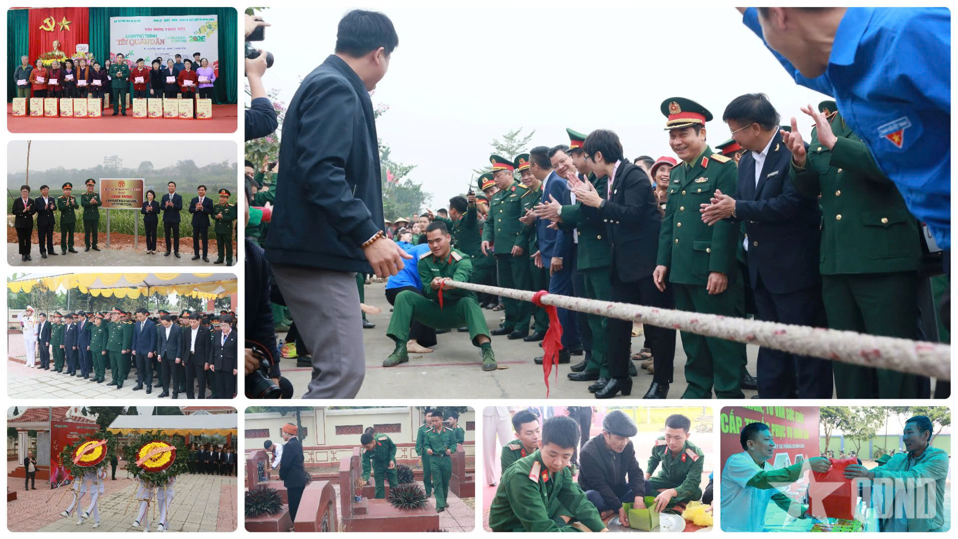 Tết quân dân nghĩa tình ở Minh Châu

