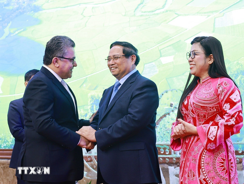 Thủ tướng Phạm Minh Chính và Phu nhân chủ trì chiêu đãi Đoàn ngoại giao tại Việt Nam