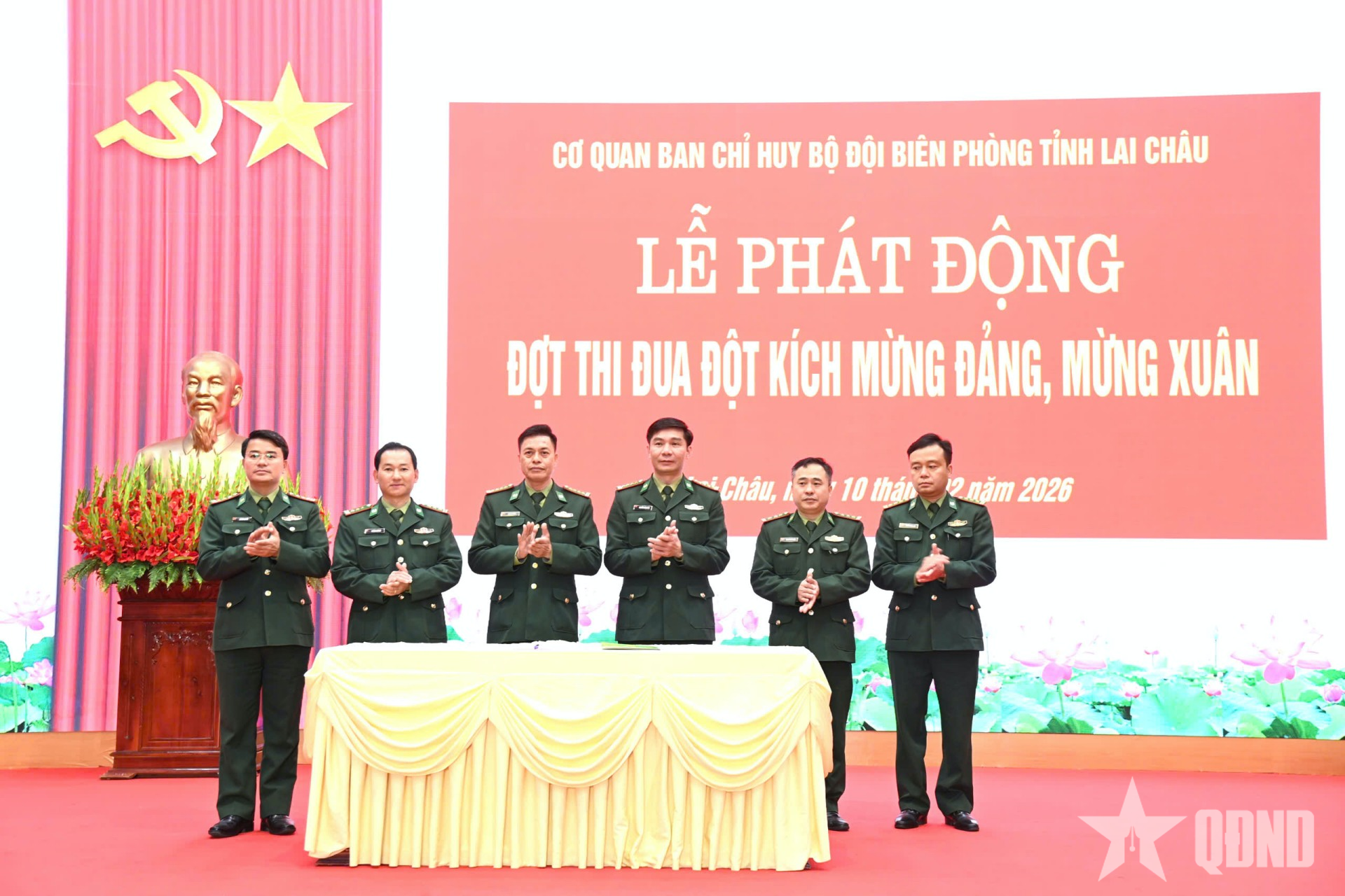 Bộ đội Biên phòng Lai Châu thi đua đột kích mừng Đảng, mừng xuân