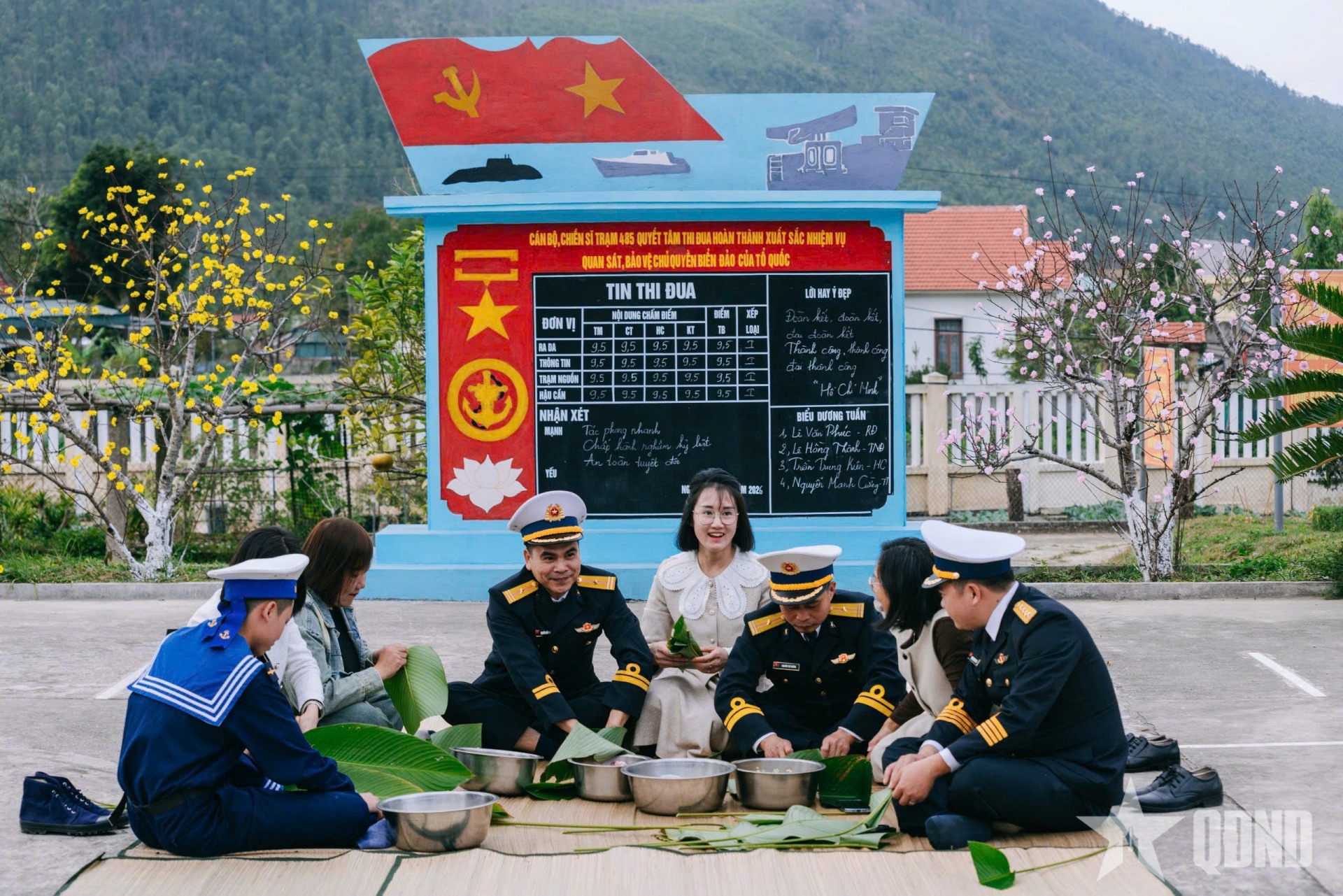 Đưa mùa xuân ra đảo tiền tiêu