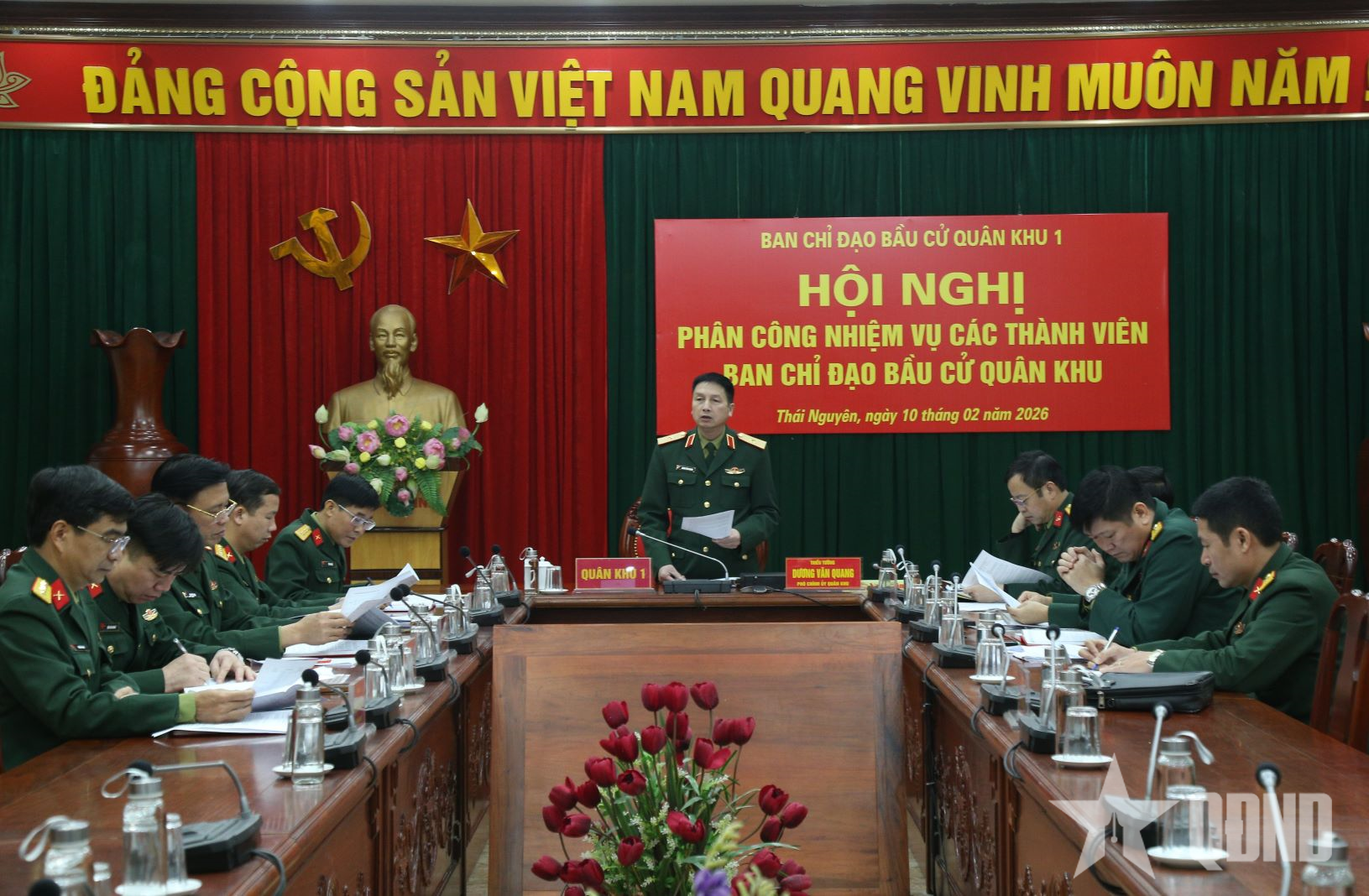 Quân khu 1 triển khai hiệu quả công tác chuẩn bị bầu cử