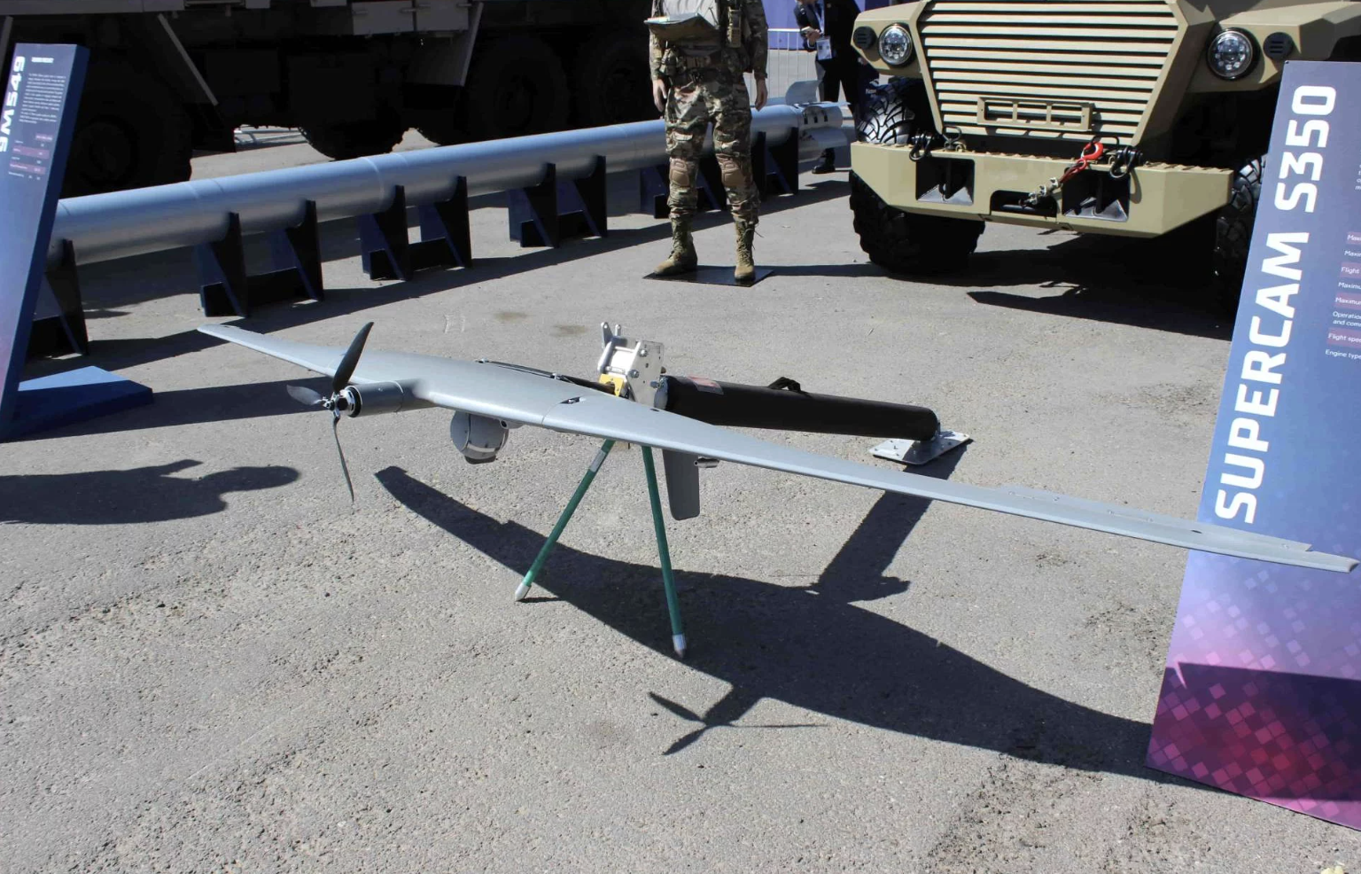 Quân sự thế giới hôm nay (12-2): Nga giới thiệu UAV Supercam S350 tại WDS 2026