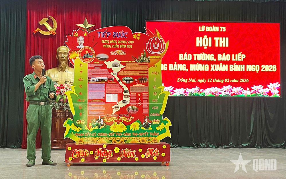 Sôi nổi, ý nghĩa hội thi báo tường, báo liếp mừng Đảng, mừng Xuân