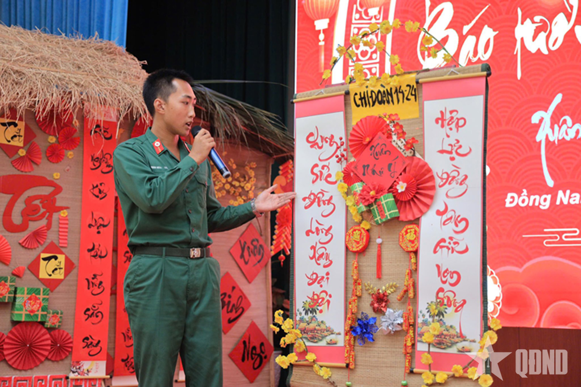 Sư đoàn 302 (Quân khu 7) tổ chức Hội thi “Báo tường và câu đối” Xuân Bính Ngọ