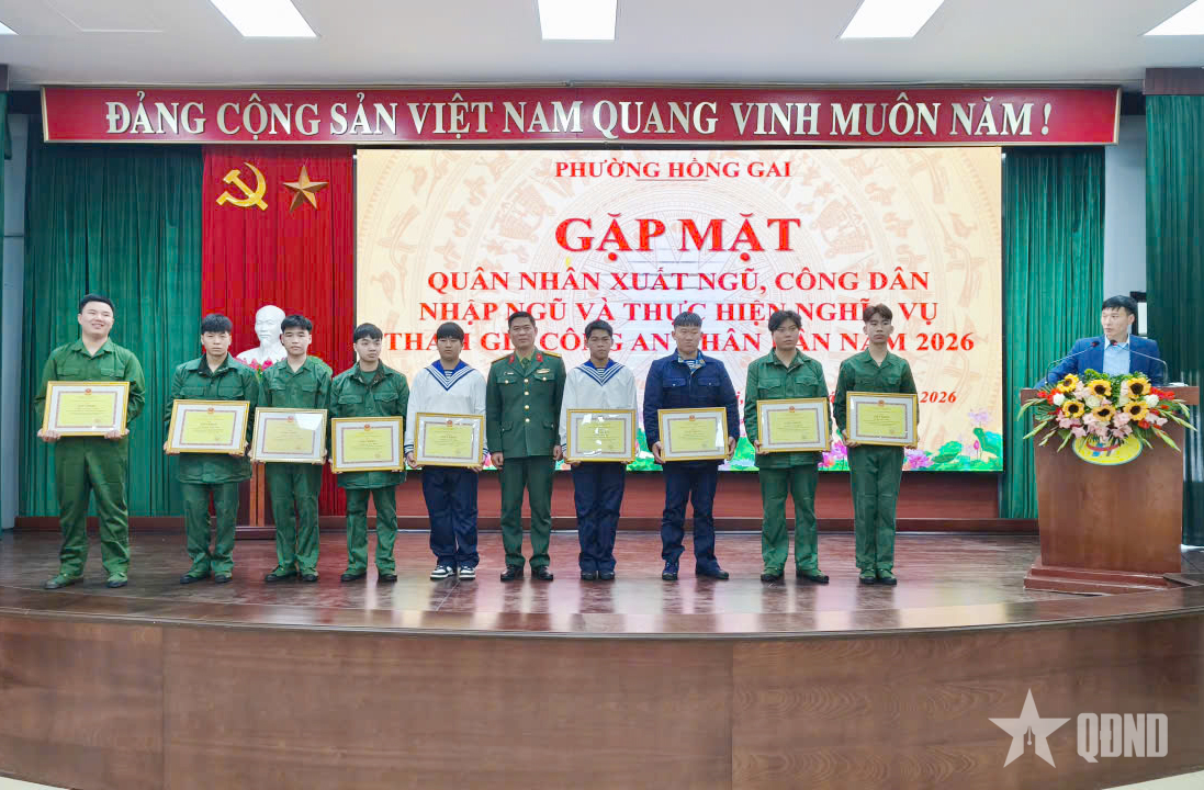 Gặp mặt quân nhân xuất ngũ, công dân nhập ngũ năm 2026