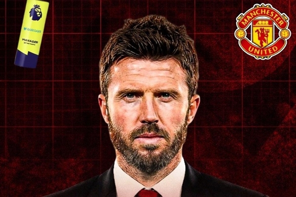 Michael Carrick nhận giải HLV xuất sắc nhất tháng 1-2026 Ngoại hạng Anh