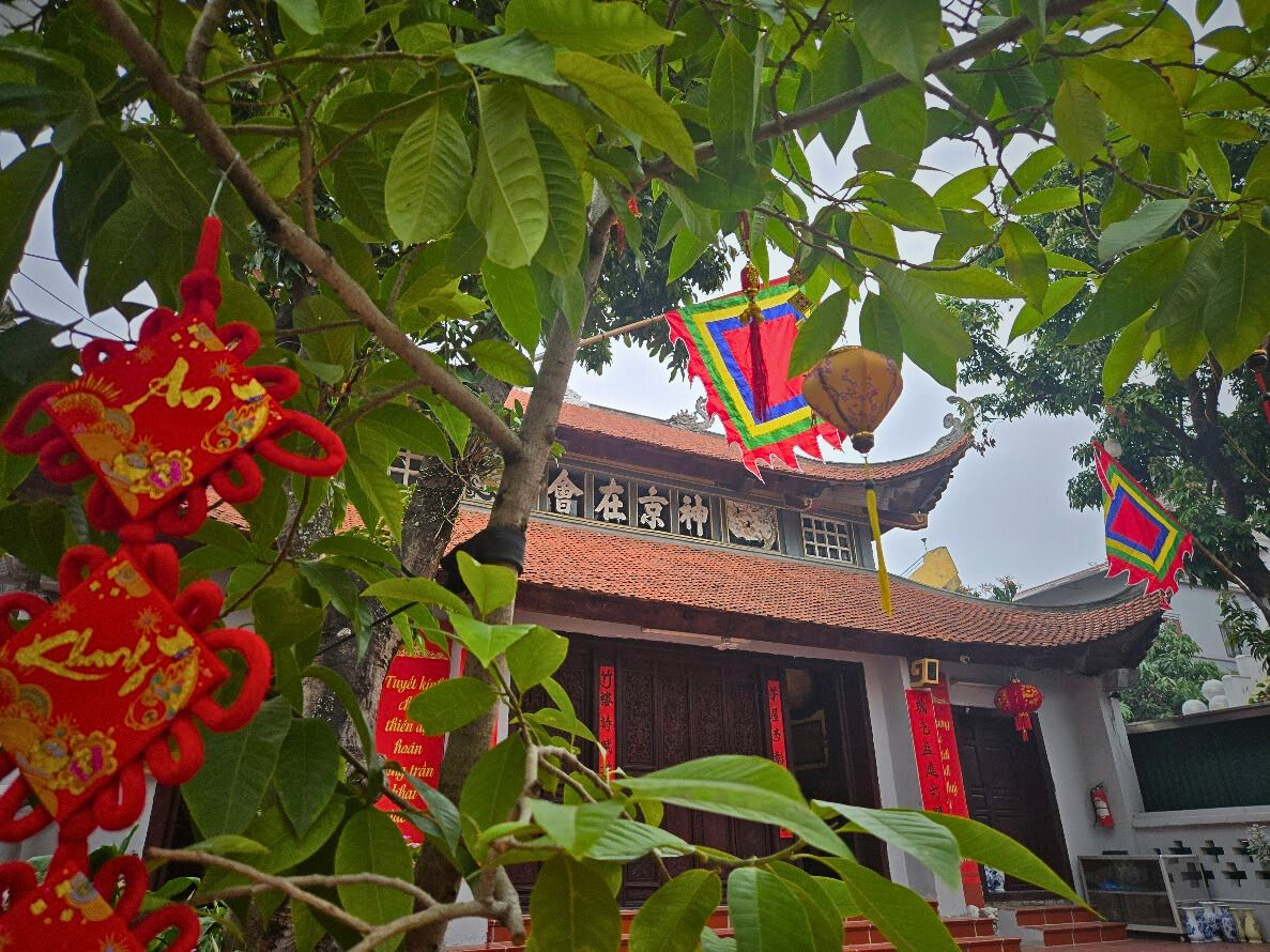 Xuân về trên mái đình xưa