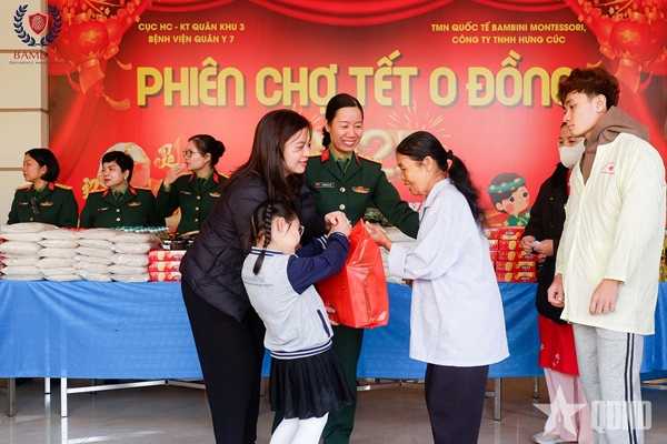 Mang xuân ấm đến với những người bệnh