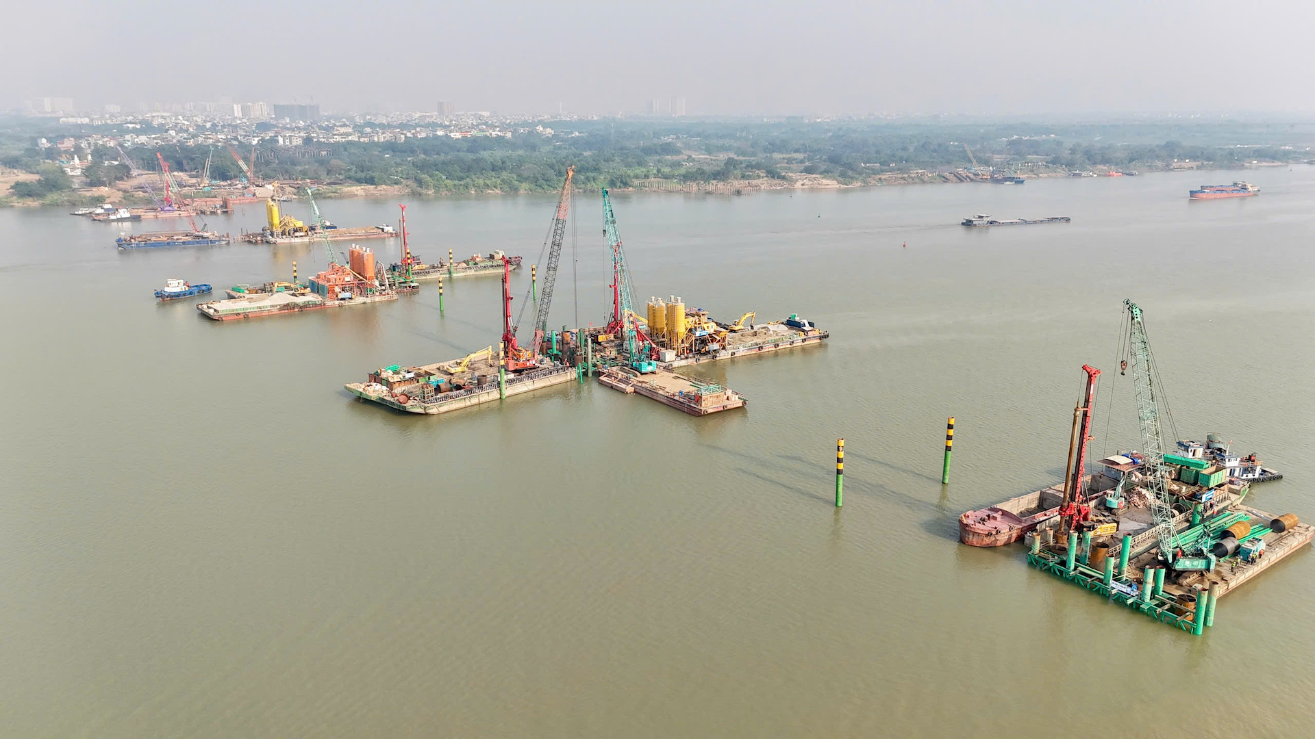 Cầu Trần Hưng Đạo thi công xuyên Tết, quyết tâm về đích giữa năm 2027