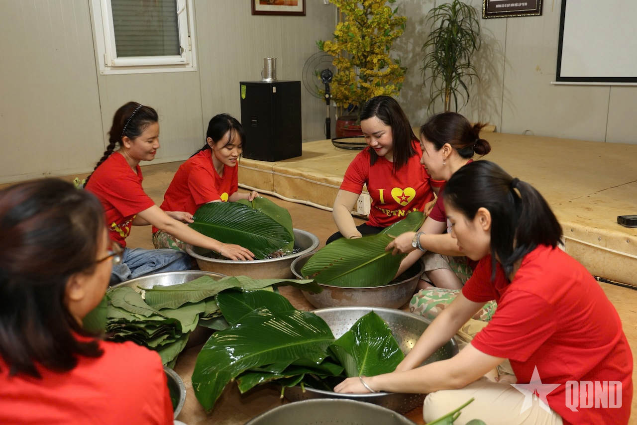 Sắc xuân ở Bệnh viện dã chiến cấp 2 Việt Nam 