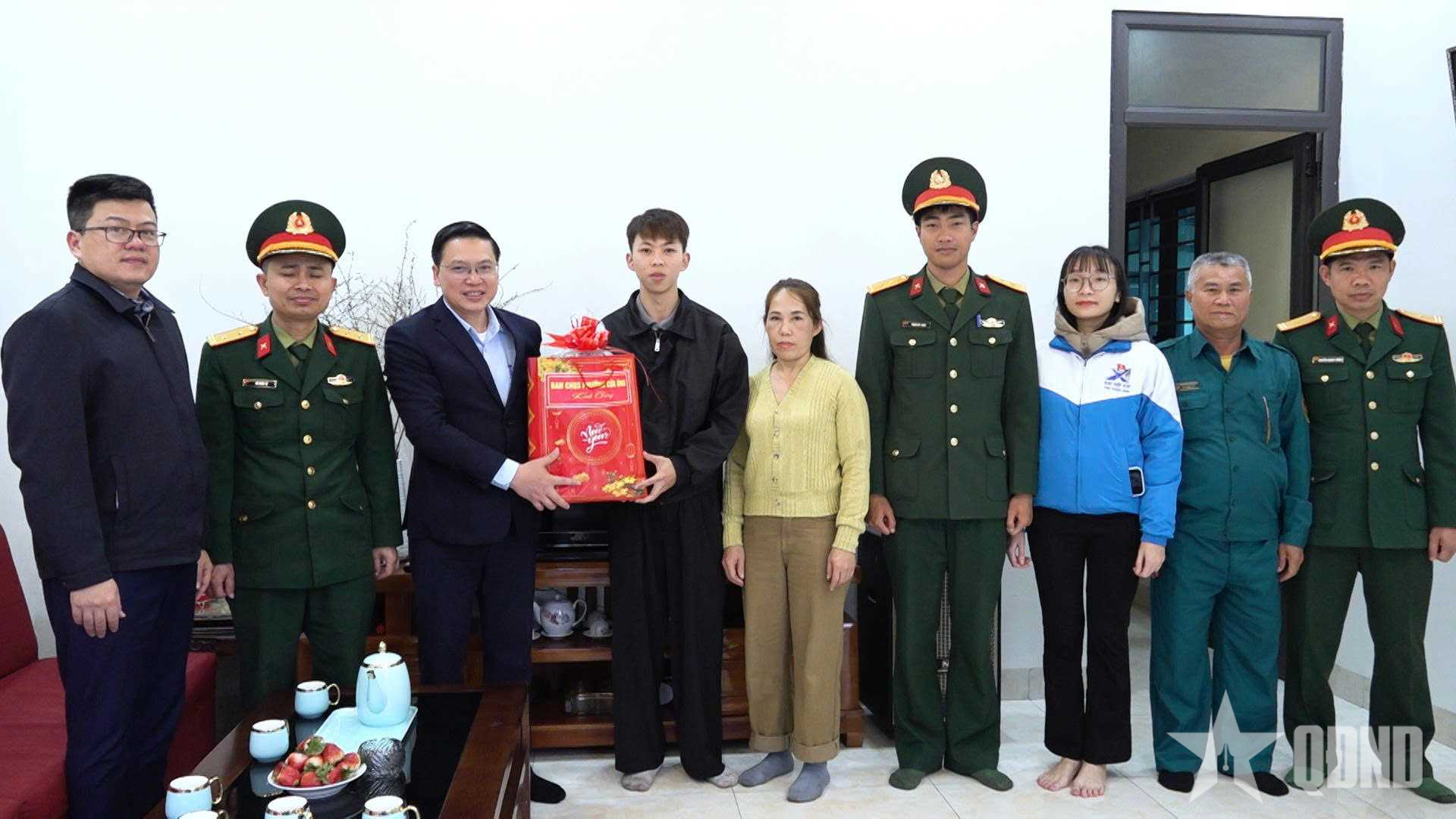 Phường Cửa Ông thiết thực chăm lo thanh niên chuẩn bị lên đường nhập ngũ