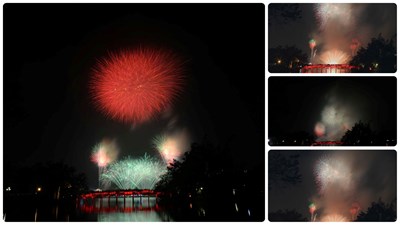 View - 	Hà Nội: Rực rỡ sắc màu pháo hoa chào đón năm mới Bính Ngọ 2026