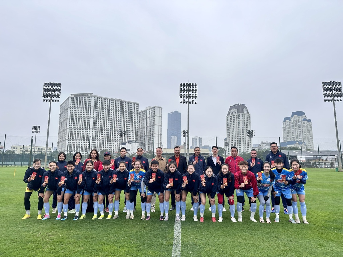 Đội tuyển bóng đá nữ Việt Nam trở lại tập luyện, hướng tới mục tiêu World Cup

