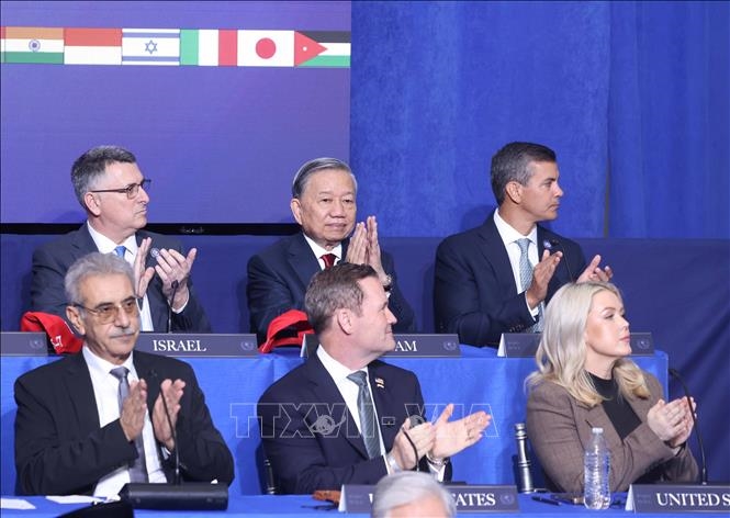 T%u1ED5ng Bí th%u01B0 Tô Lâm d%u1EF1 Phiên khai m%u1EA1c H%u1ED9i %u0111%u1ED3ng Hòa bình v%u1EC1 Gaza