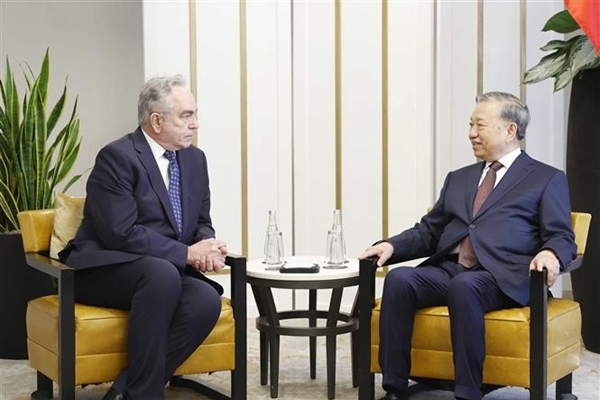 Tổng Bí thư Tô Lâm tiếp cựu Thứ trưởng Ngoại giao Hoa Kỳ Kurt Campbell