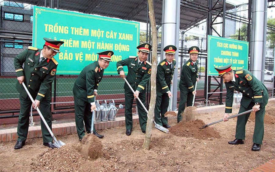 Học viện Chính trị tổ chức “Tết trồng cây đời đời nhớ ơn Bác Hồ” Xuân Bính Ngọ 2026