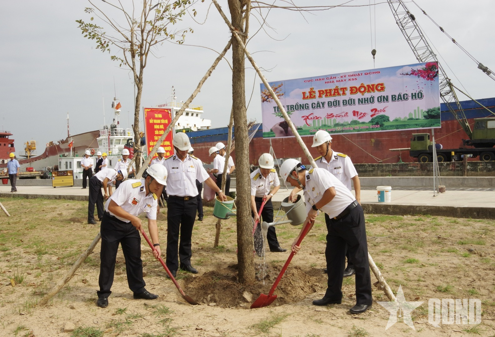 Nhà máy X55 Hải quân: Phát động Tết trồng cây năm 2026
