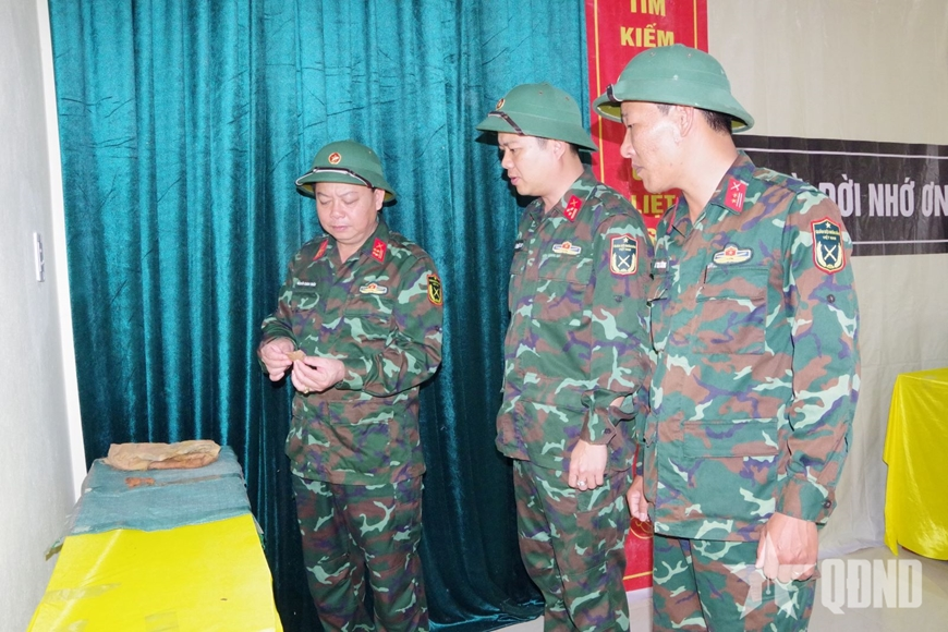 Sư đoàn 968 (Quân khu 4) quy tập 1 hài cốt liệt sĩ tại Quảng Trị

