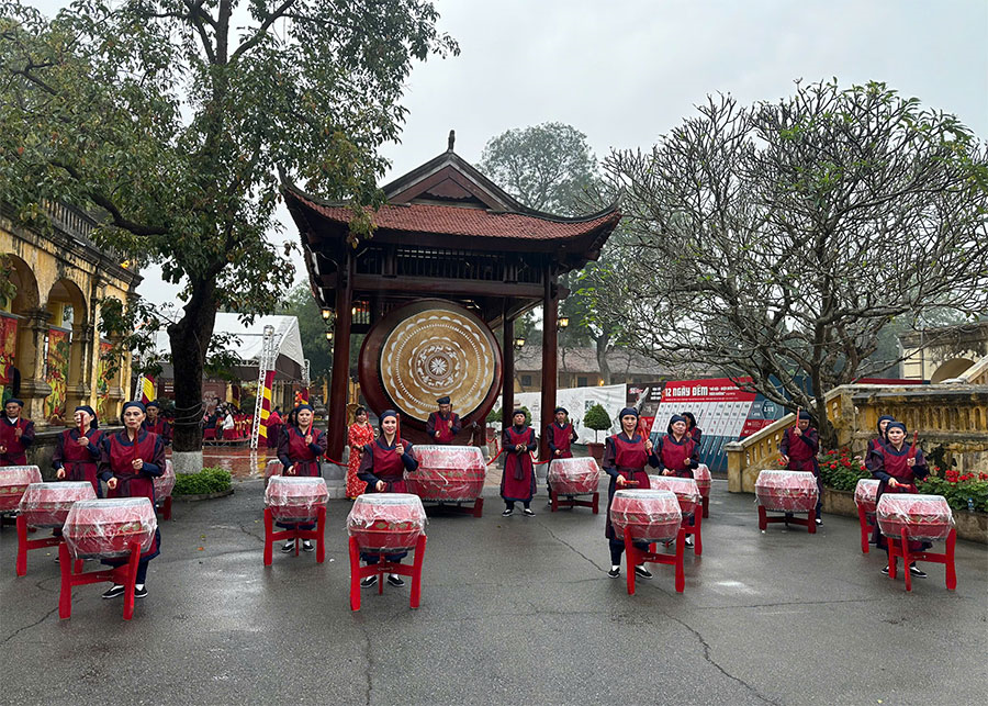 Tái hiện nghi thức cung đình trong Lễ dâng hương khai xuân tại Hoàng thành Thăng Long