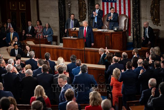 Tổng thống Mỹ Donald Trump lập kỷ lục bài Thông điệp Liên bang dài nhất trong lịch sử truyền hình