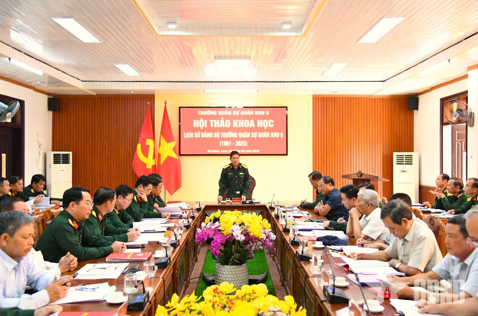 Hội thảo khoa học “Lịch sử Đảng bộ Trường Quân sự Quân khu 5”