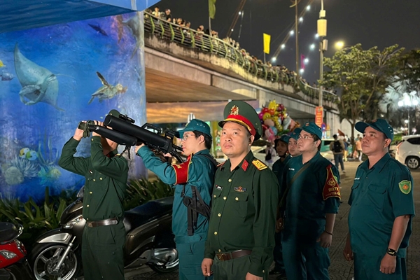 Bộ CHQS TP Đà Nẵng tuần tra, kiểm soát 24 24 giờ, xử lý triệt để tàu bay không người lái trái phép