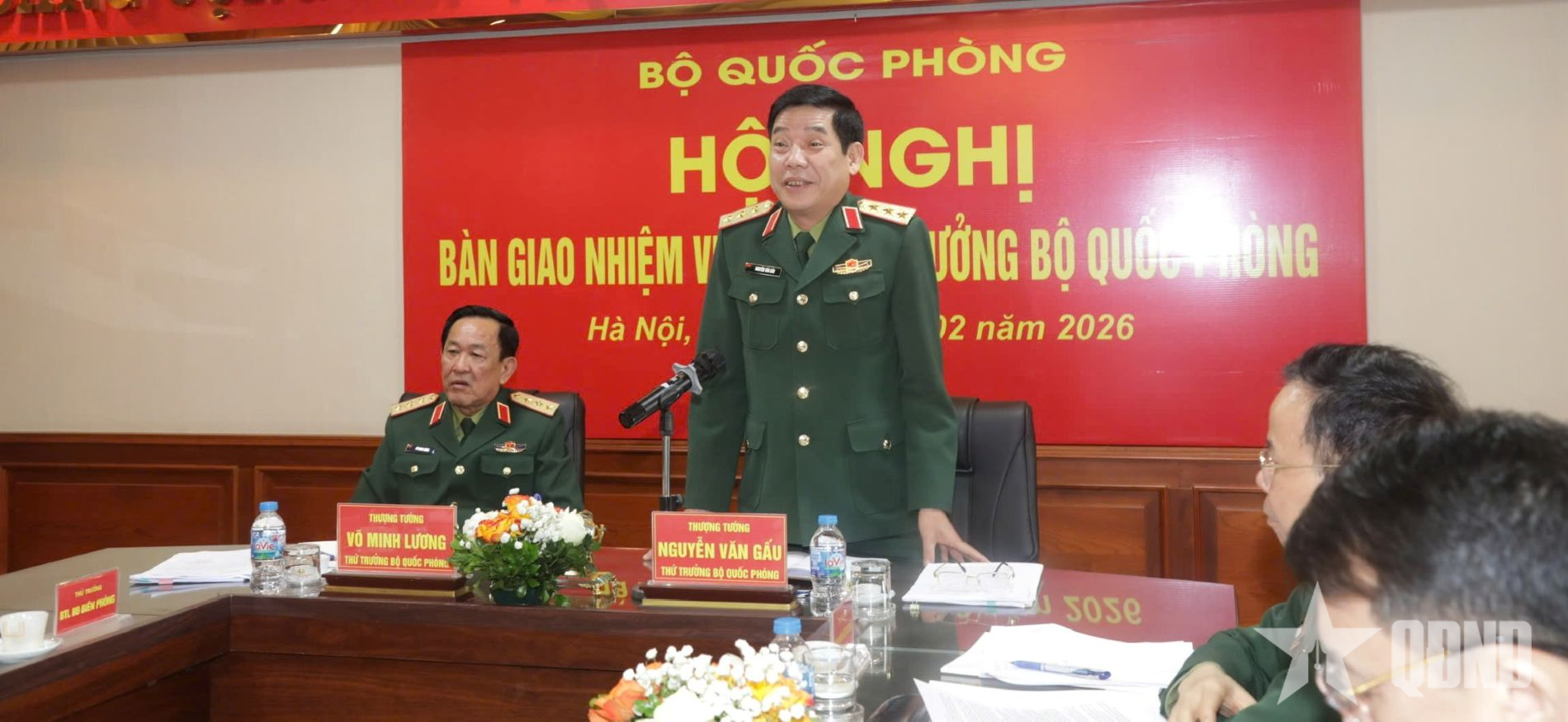 Bàn giao nhiệm vụ Thứ trưởng Bộ Quốc phòng