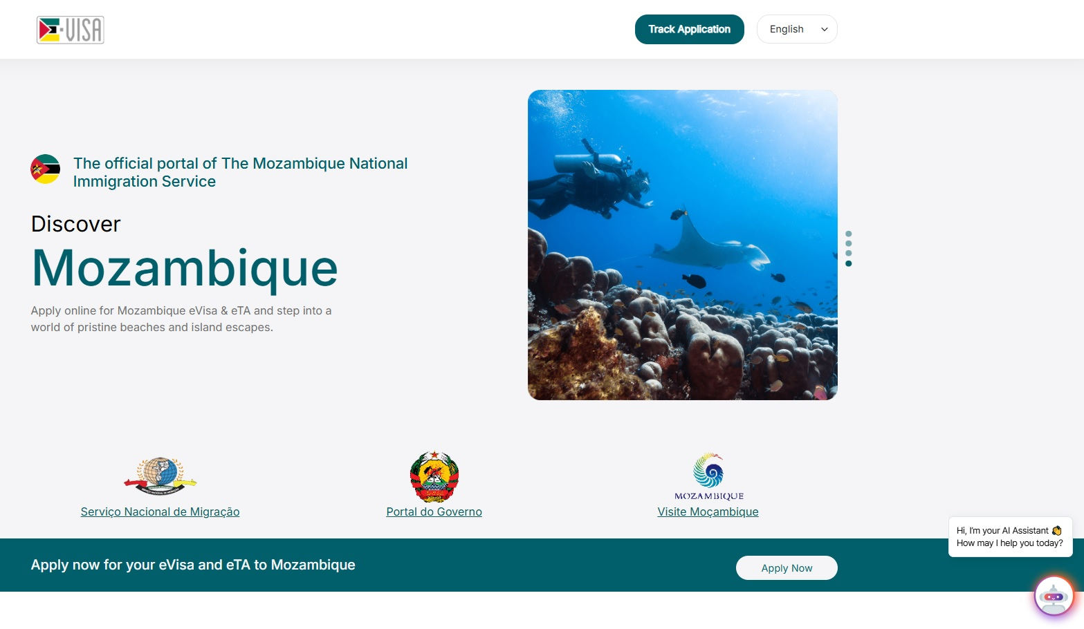 Người Việt Nam có thể xin visa Mozambique trực tuyến với 4 bước đơn giản