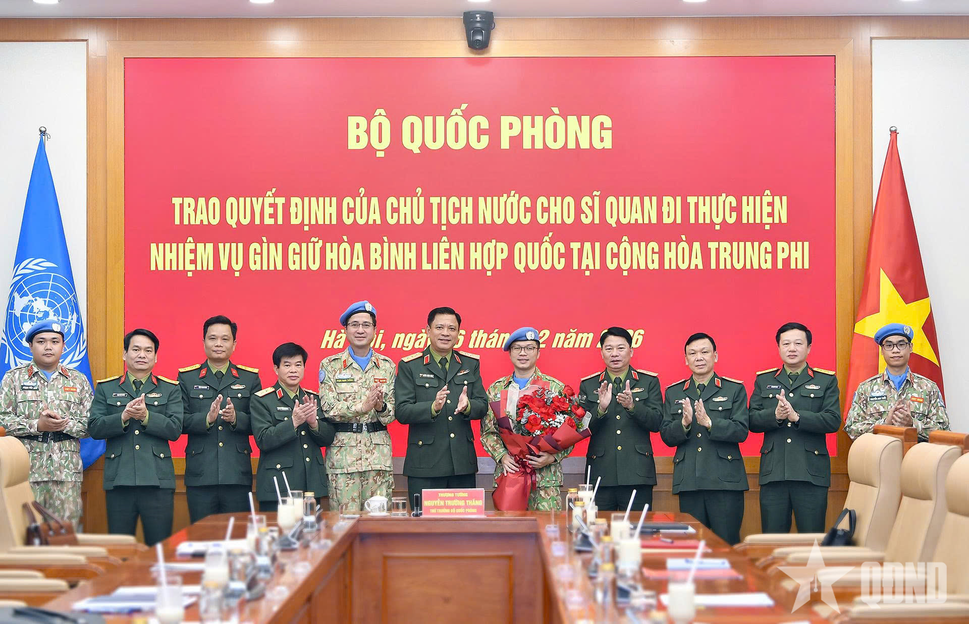 Thượng tướng Nguyễn Trường Thắng: Sĩ quan mũ nồi xanh Việt Nam nêu cao tinh thần “Tổ quốc trên hết” 