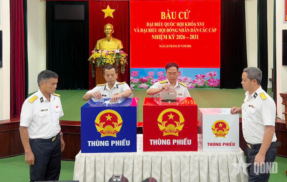 Quân chủng Hải quân: Hải đoàn 129, Hải đoàn 128 bầu cử sớm