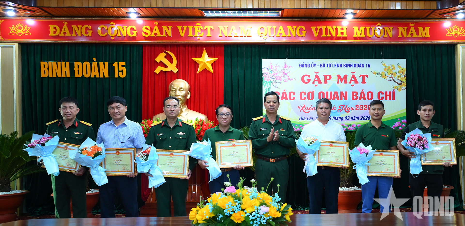 Binh đoàn 15: Khen thưởng 23 tập thể, cá nhân thuộc các cơ quan báo chí