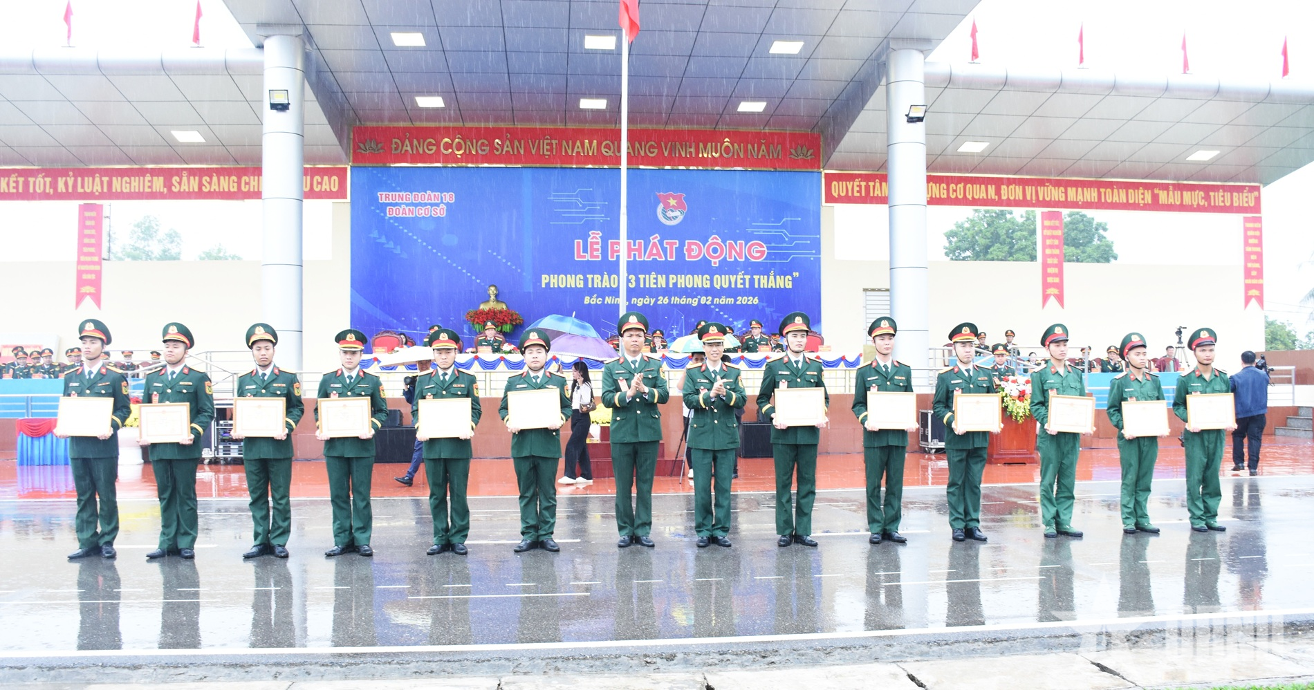 Đoàn cơ sở Trung đoàn 18 phát động Phong trào “3 tiên phong quyết thắng”